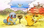 Pokemon Mystery Dungeon: Blue Rescue Team - DS/DSi Artwork