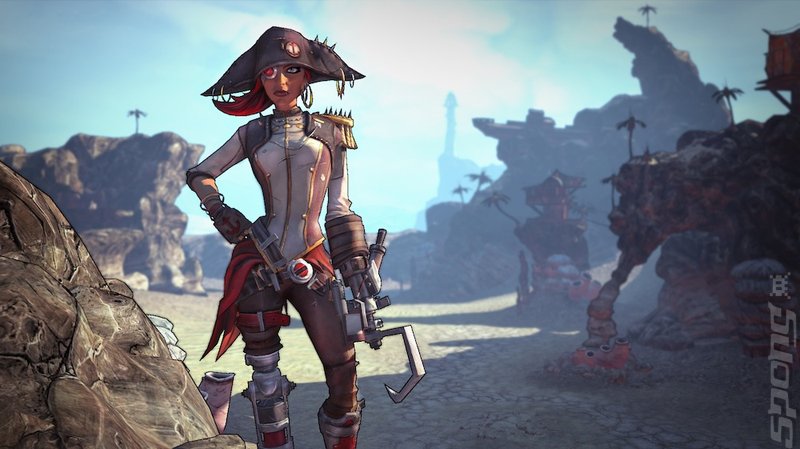 Borderlands 2: Captain Scarlett and Her Pirate's Booty Editorial image