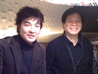 Motomu Toriyama (l) and Yoshinori Kitase (r)