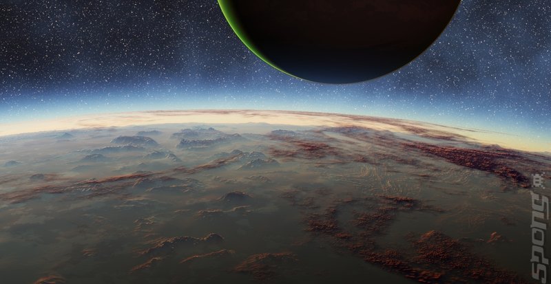 Space Engine: A Simulation of All Known Space Editorial image