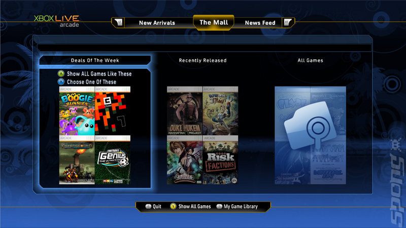 Xbox 360 Gets New Live Content Browser News image