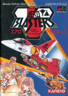 Aero Blasters - Sega Megadrive Cover & Box Art