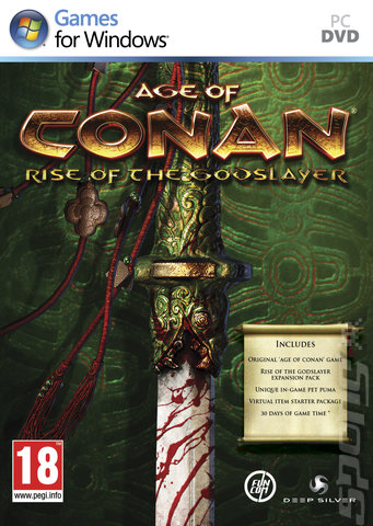 Age of Conan: Rise of the Godslayer - PC Cover & Box Art