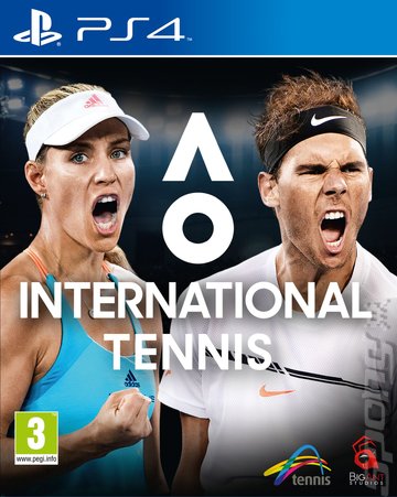 AO International Tennis - PS4 Cover & Box Art