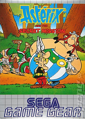 Asterix and the Secret Mission - Game Gear Cover & Box Art
