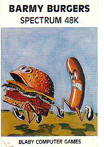 Barmy Burgers - Spectrum 48K Cover & Box Art