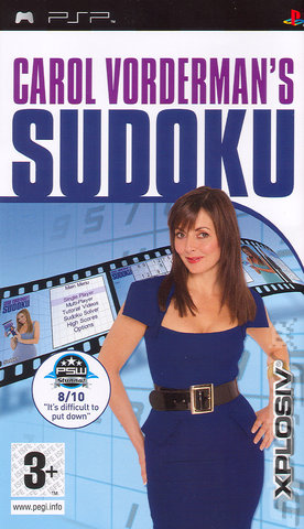 Carol Vorderman's Sudoku - PSP Cover & Box Art
