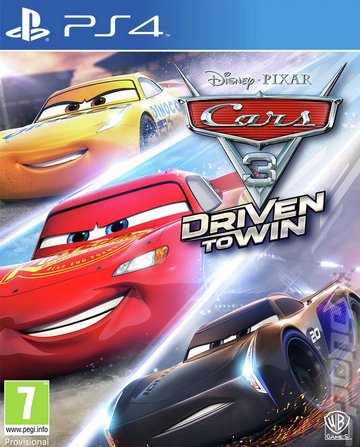 Cars 3: Driven to Win - PS4 Cover & Box Art