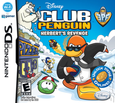 Club Penguin: Elite Penguin Force: Herbert's Revenge - DS/DSi Cover & Box Art