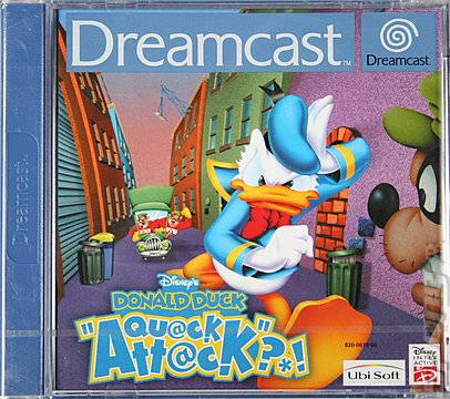 Donald Duck Quack Attack - Dreamcast Cover & Box Art