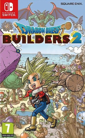 Dragon Quest Builders 2 - Switch Cover & Box Art