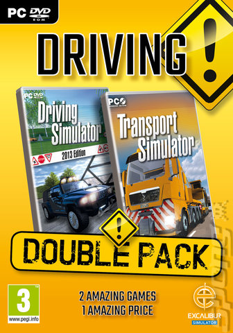Driving Double Pack - PC Cover & Box Art