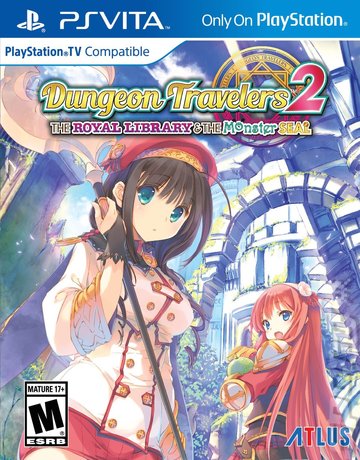 Dungeon Travelers 2: The Royal Library & the Monster Seal - PSVita Cover & Box Art