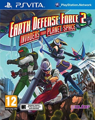 Earth Defense Force 2: Invaders From Planet Space - PSVita Cover & Box Art