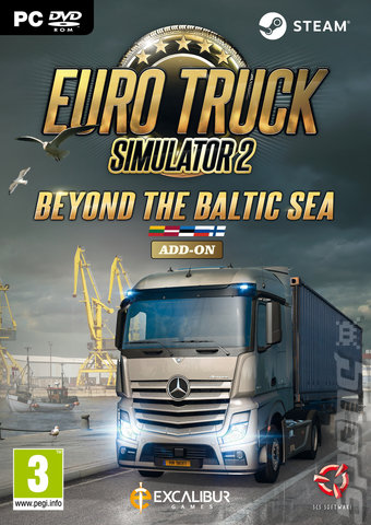 Euro Truck Simulator 2: Beyond the Baltic Sea - PC Cover & Box Art