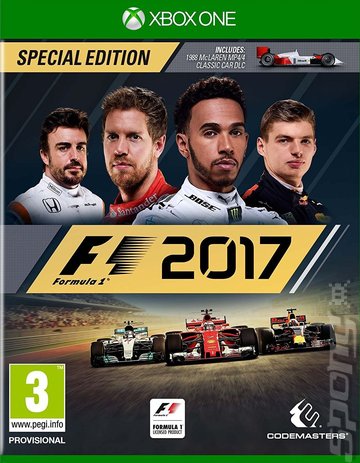 F1 2017 - Xbox One Cover & Box Art