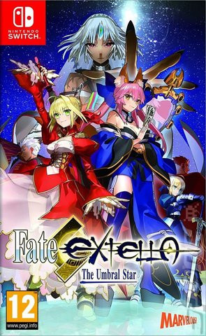 Fate/EXTELLA: The Umbral Star - Switch Cover & Box Art