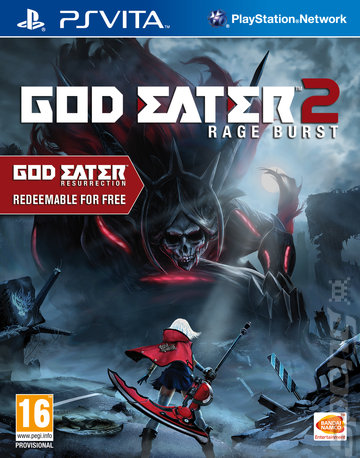 God Eater 2: Rage Burst - PSVita Cover & Box Art