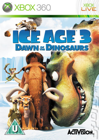 Ice Age: Dawn of the Dinosaurs - Xbox 360 Cover & Box Art