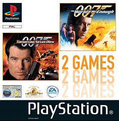 James Bond: The World is Not Enough and Tomorrow Never Dies Twin Pack - PlayStation Cover & Box Art