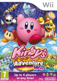 Kirby's Adventure Wii - Wii Cover & Box Art