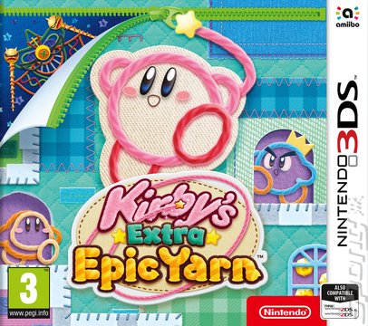Kirby's Extra Epic Yarn - 3DS/2DS Cover & Box Art