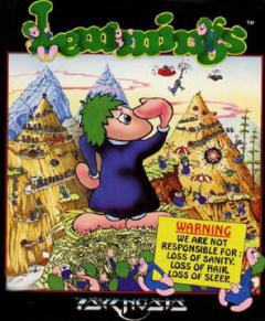 Lemmings - C64 Cover & Box Art