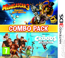 Madagascar 3 & The Croods: Prehistoric Party Combo Pack (3DS/2DS)