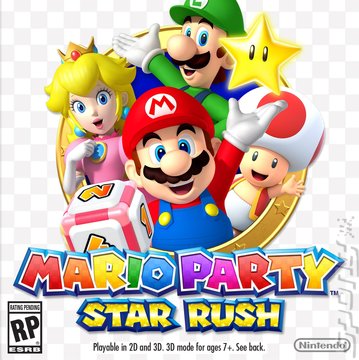 Mario Party: Star Rush - 3DS/2DS Cover & Box Art