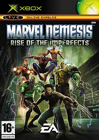 Marvel Nemesis: Rise of the Imperfects - Xbox Cover & Box Art