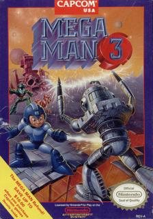 Mega Man 3 - NES Cover & Box Art