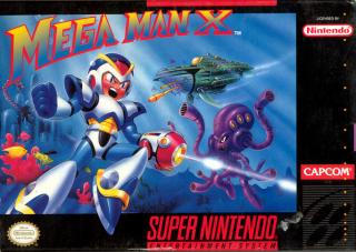 Mega Man X - SNES Cover & Box Art
