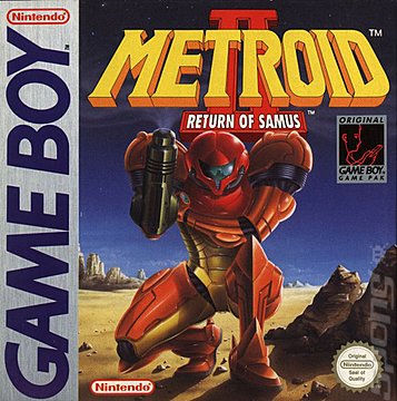 Metroid II - Game Boy Cover & Box Art