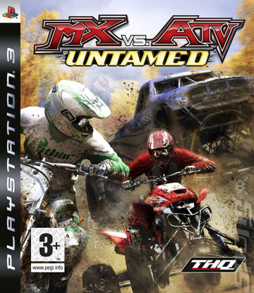 MX Vs. ATV Untamed - PS3 Cover & Box Art