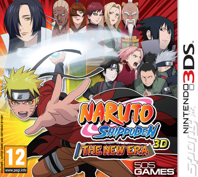 Naruto Shippuden 3D: The New Era - 3DS Cover & Box Art