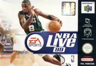 NBA Live 99 - N64 Cover & Box Art