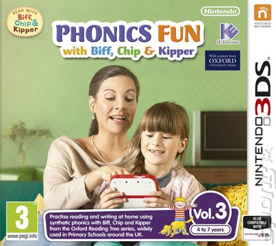 Phonics Fun with Biff, Chip & Kipper: Vol 3 - 3DS/2DS Cover & Box Art