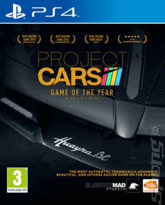 Project CARS - PS4 Cover & Box Art