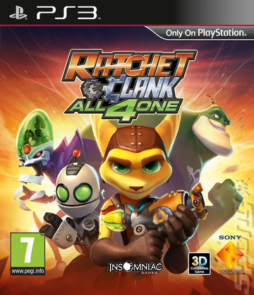 Ratchet & Clank: All 4 One - PS3 Cover & Box Art