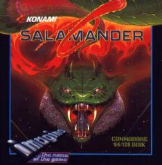 Salamander - C64 Cover & Box Art
