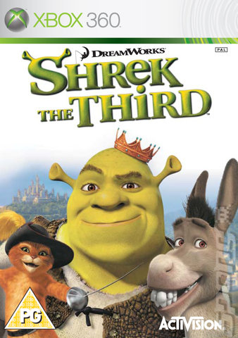 Shrek the Third - Xbox 360 Cover & Box Art