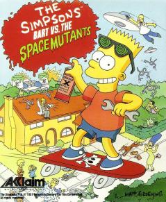 The Simpsons: Bart Vs. the Space Mutants - Amiga Cover & Box Art