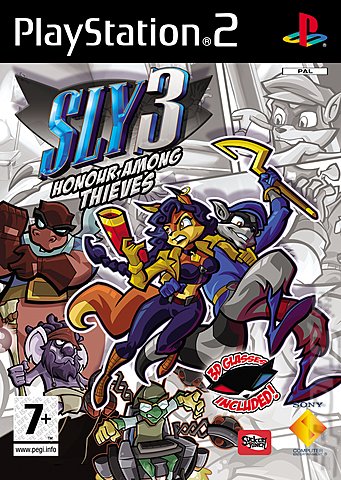 Sly 3: Honour Among Thieves - PS2 Cover & Box Art