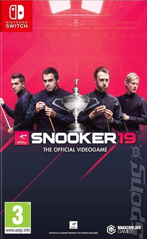 Snooker 19: The Official Video Game - Switch Cover & Box Art