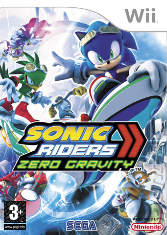 Sonic Riders: Zero Gravity - Wii Cover & Box Art