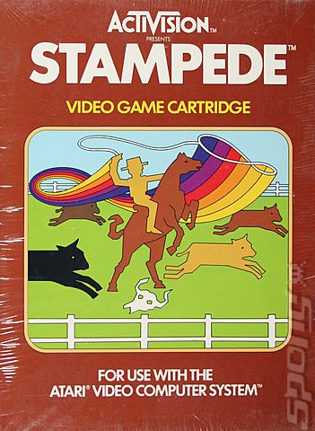 Stampede - Atari 2600/VCS Cover & Box Art