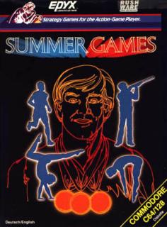 Summer Games - C64 Cover & Box Art