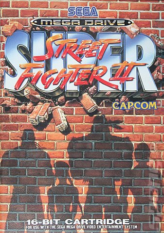 Super Street Fighter II - Sega Megadrive Cover & Box Art