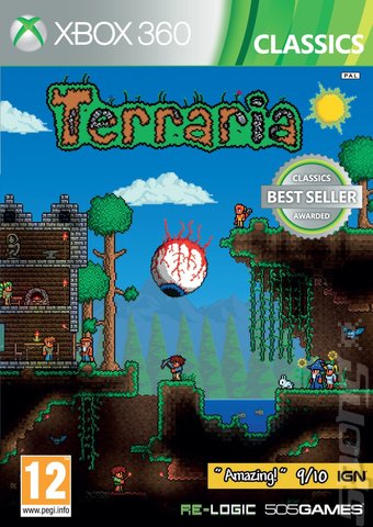 Terraria - Xbox 360 Cover & Box Art