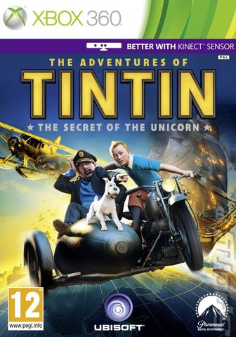 The Adventures Of Tintin: The Secret of the Unicorn The Game - Xbox 360 Cover & Box Art